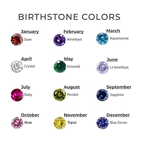 Grandma Necklace Birthstone, Grandkids Names Necklace, Nana Jewelry