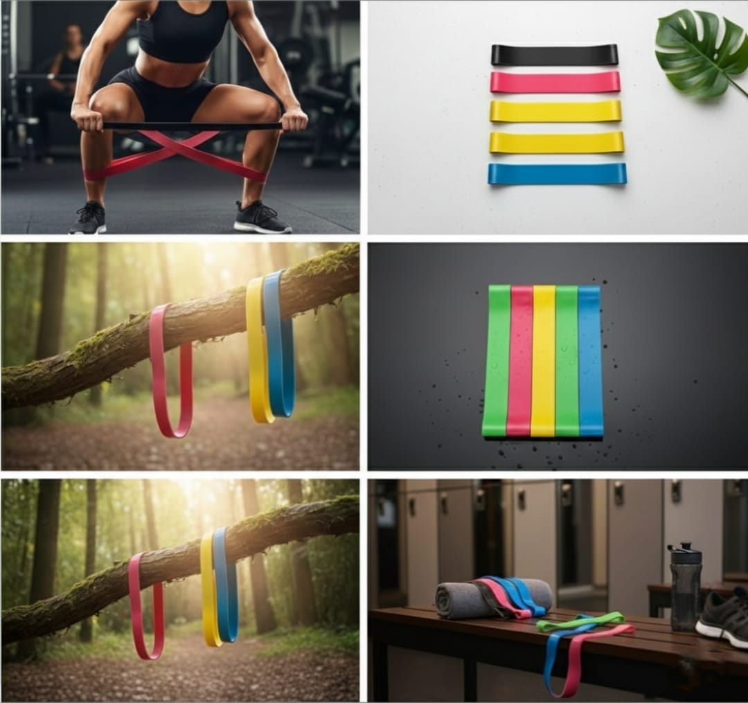 Resistance Bands – 5 Levels Heavy-Duty Exercise Bands for Muscle Training, Yoga, Calisthenics & Fitness Workout