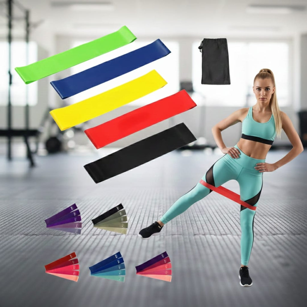 Resistance Bands – 5 Levels Heavy-Duty Exercise Bands for Muscle Training, Yoga, Calisthenics & Fitness Workout